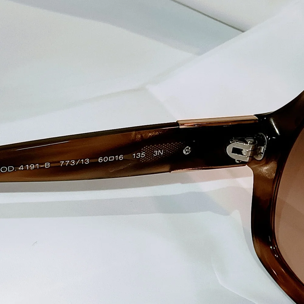 VERSACE Women's Tortoiseshell Sunglasses with Gold‎ & Rhinestone Accents